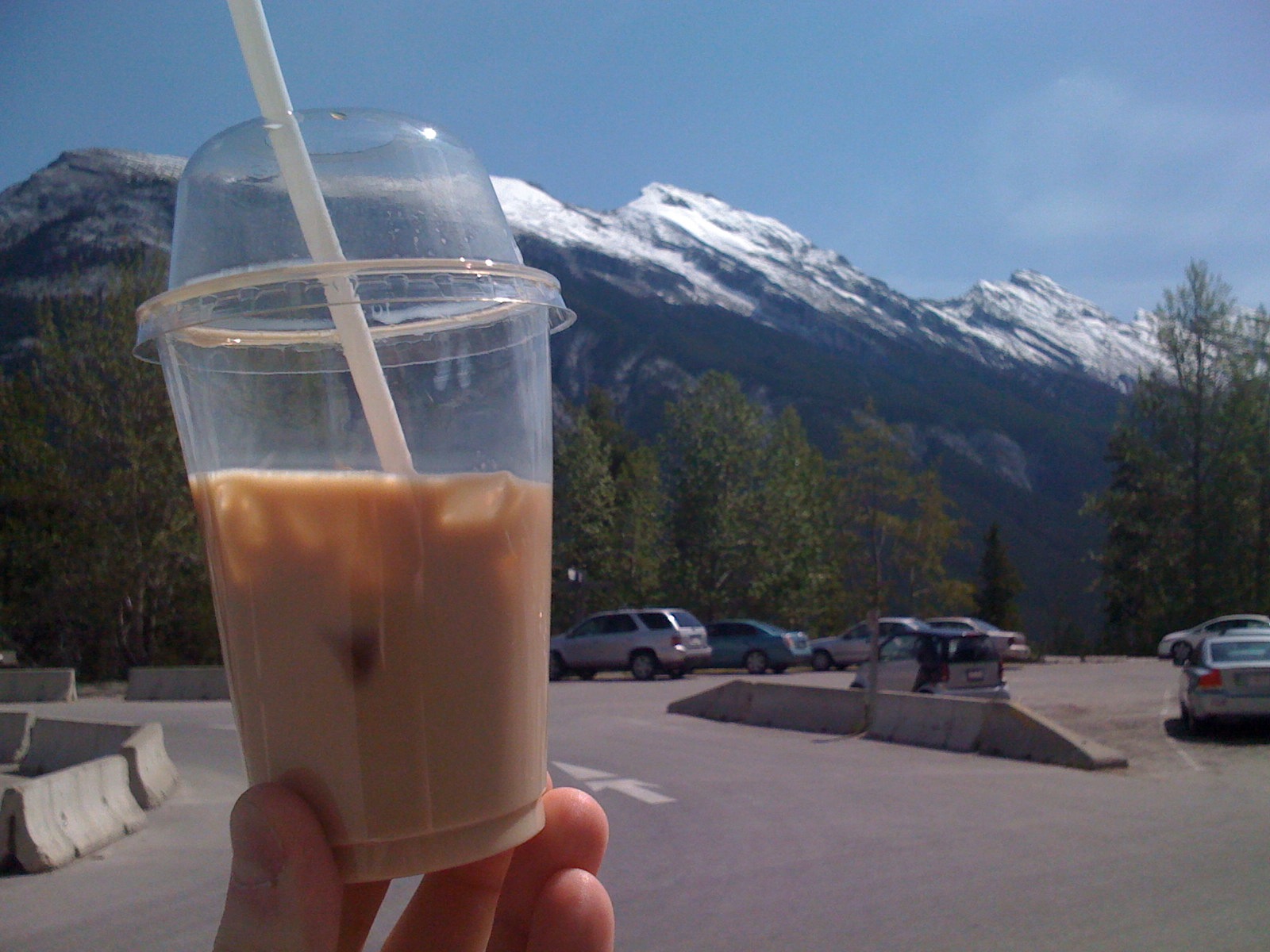 Coffee and Mountain Shot